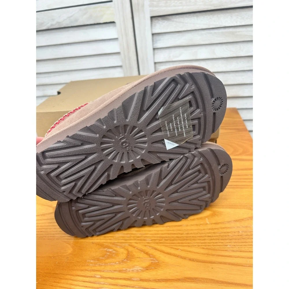 NEW UGG Tasman II Slipper Clogs Size 5 Rock Rose Women Comfort 1134670
